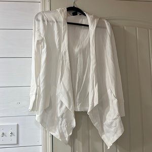 White cardigan jacket